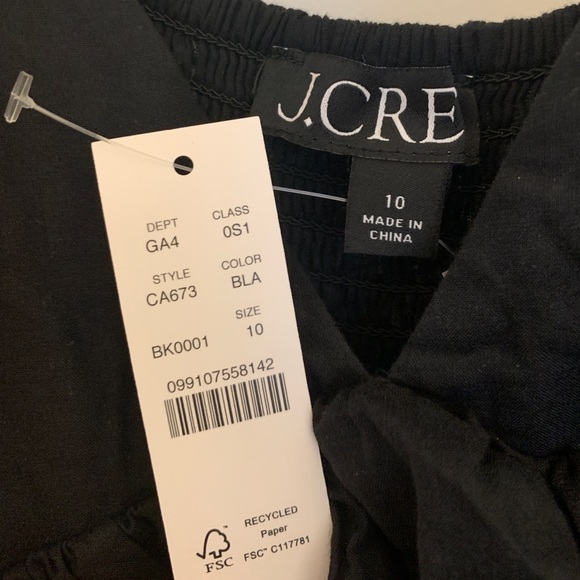 NWT JCrew Ruffle-Tier Mini Dress in Cotton Voile - Picture 2 of 5